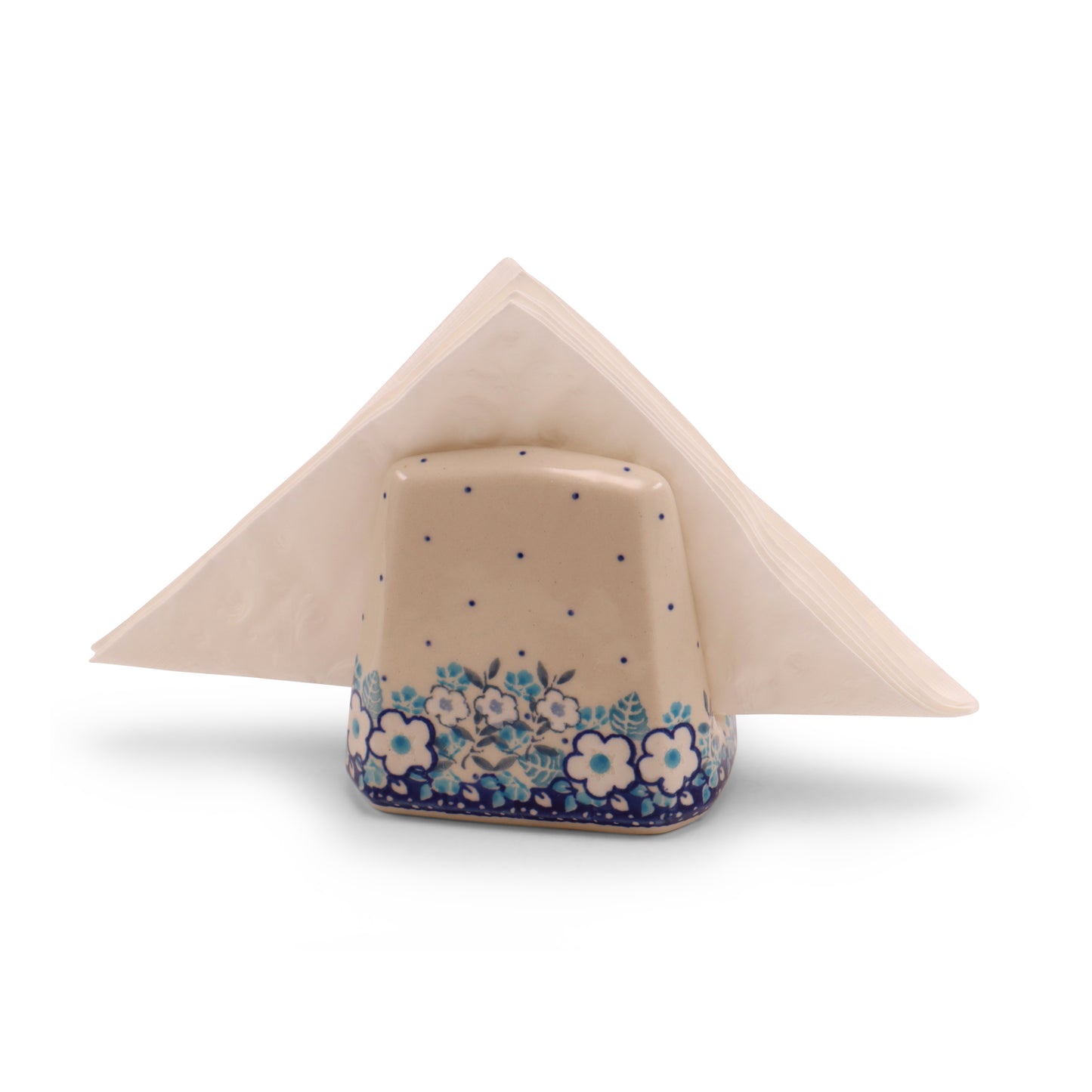 6"x6" Square Napkin Holder. Pattern: 4929