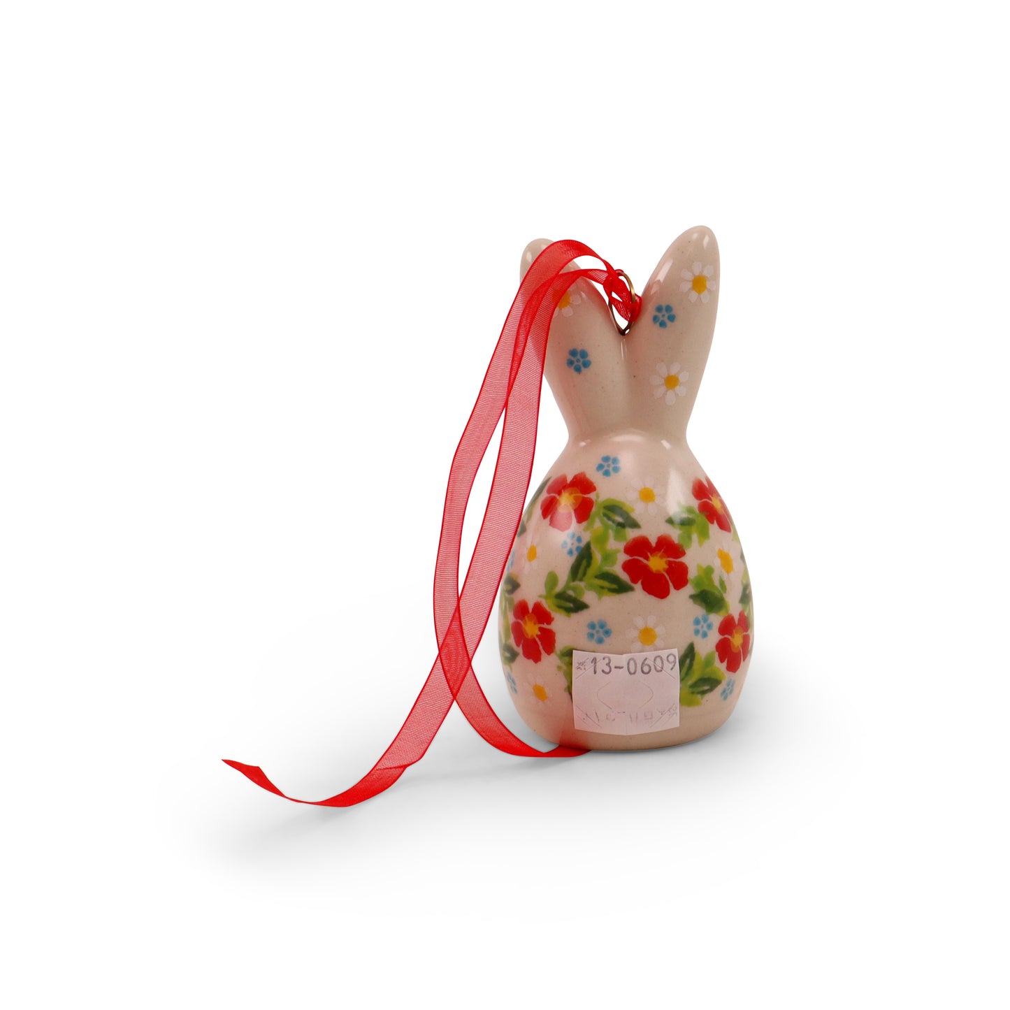 4"x2" Bunny Ornament. Pattern: Spring Bunch A