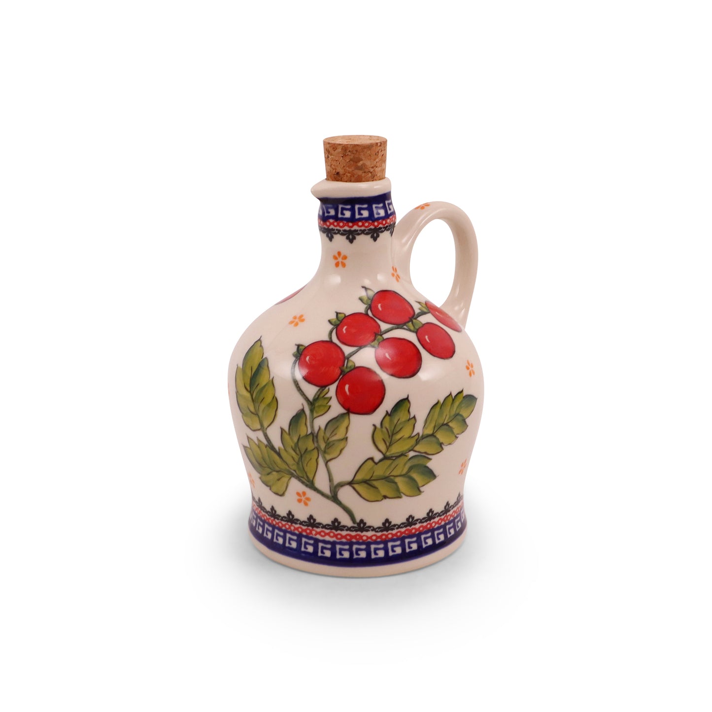 16oz Oil Jug. Pattern: U Tomato