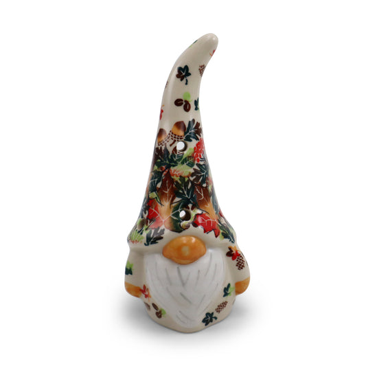 7.5" Gnome Luminary.Pattern: Octoberfest