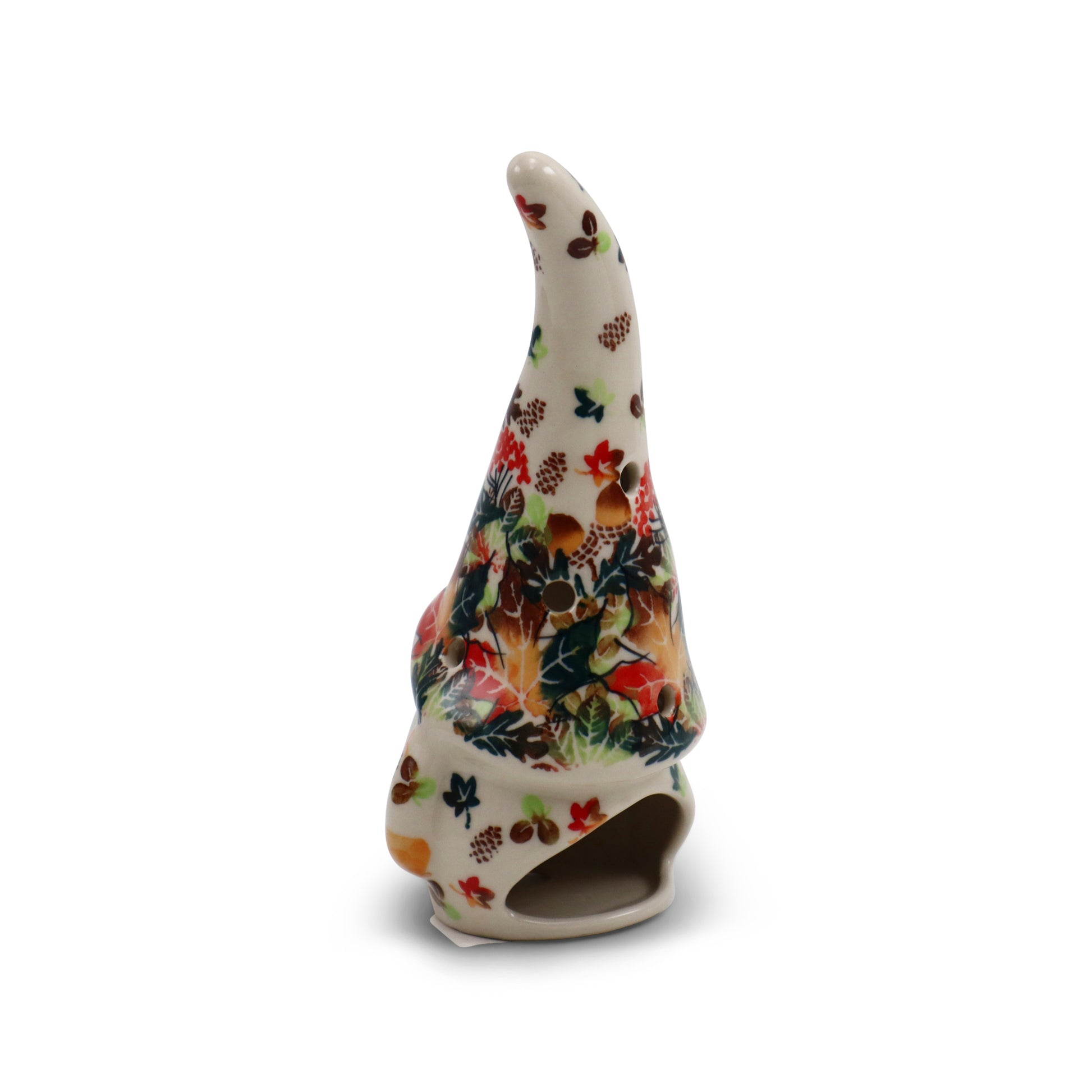 7.5" Gnome Luminary.Pattern: Octoberfest