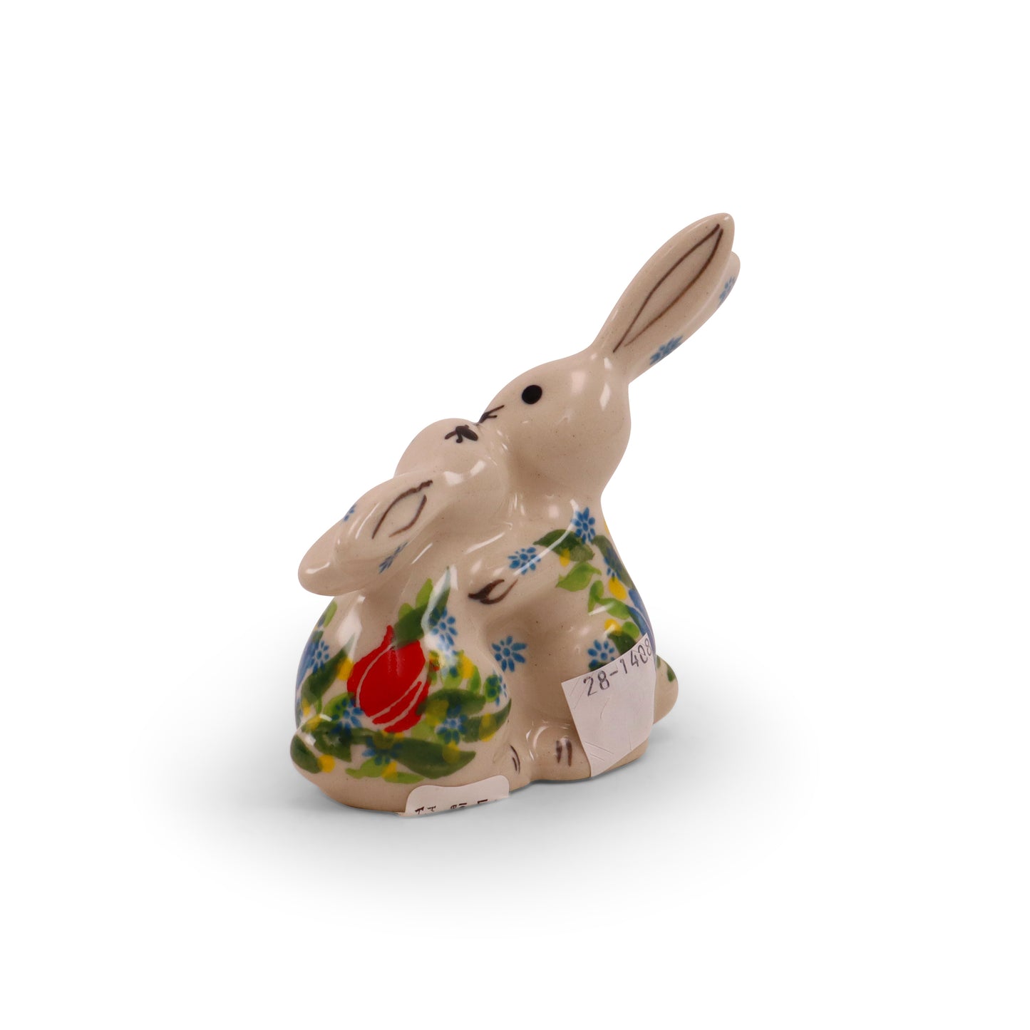 2.5"x3.5" Kissing Bunnies.Pattern: A