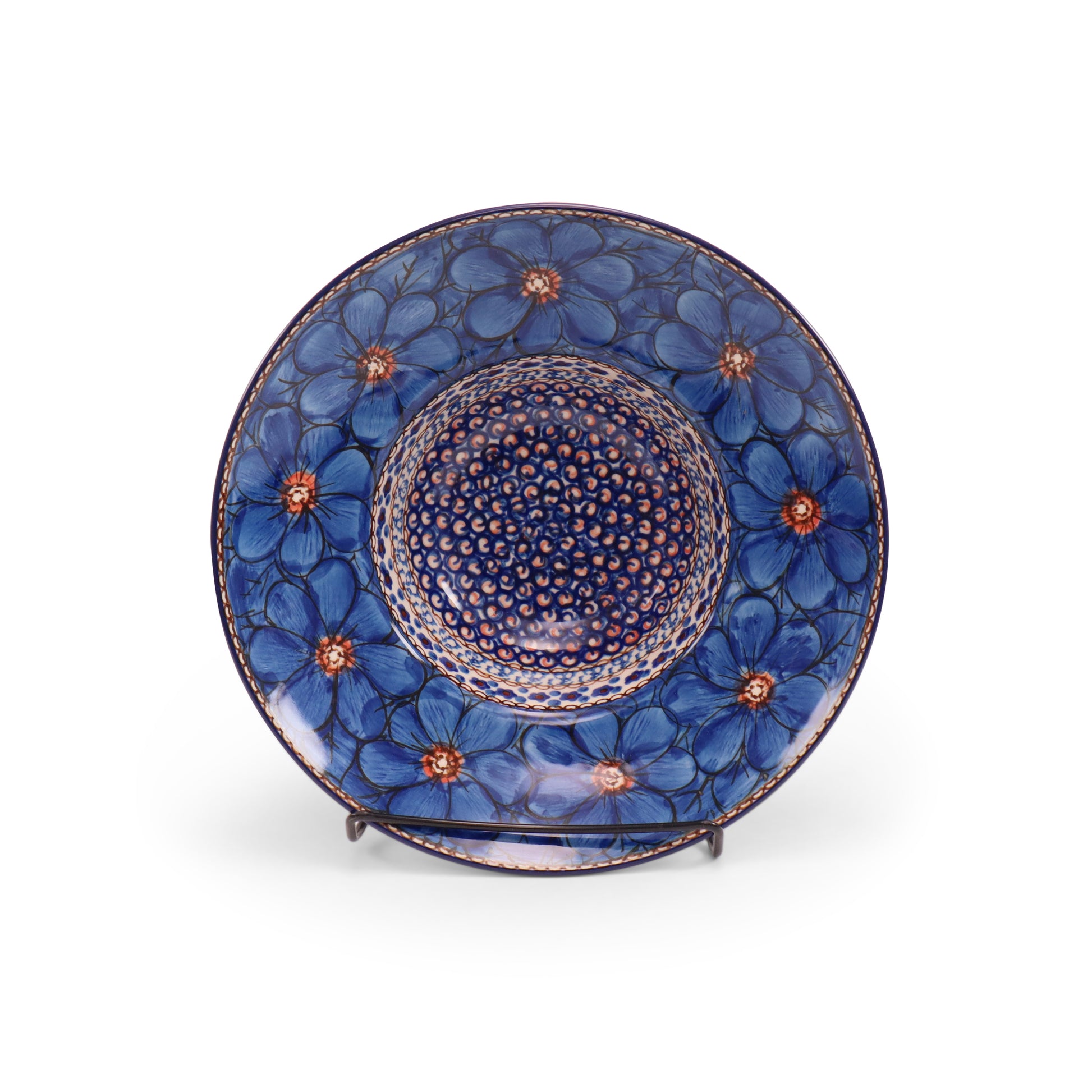 10" Deep Soup Plate. Pattern: Cobalt Chyla