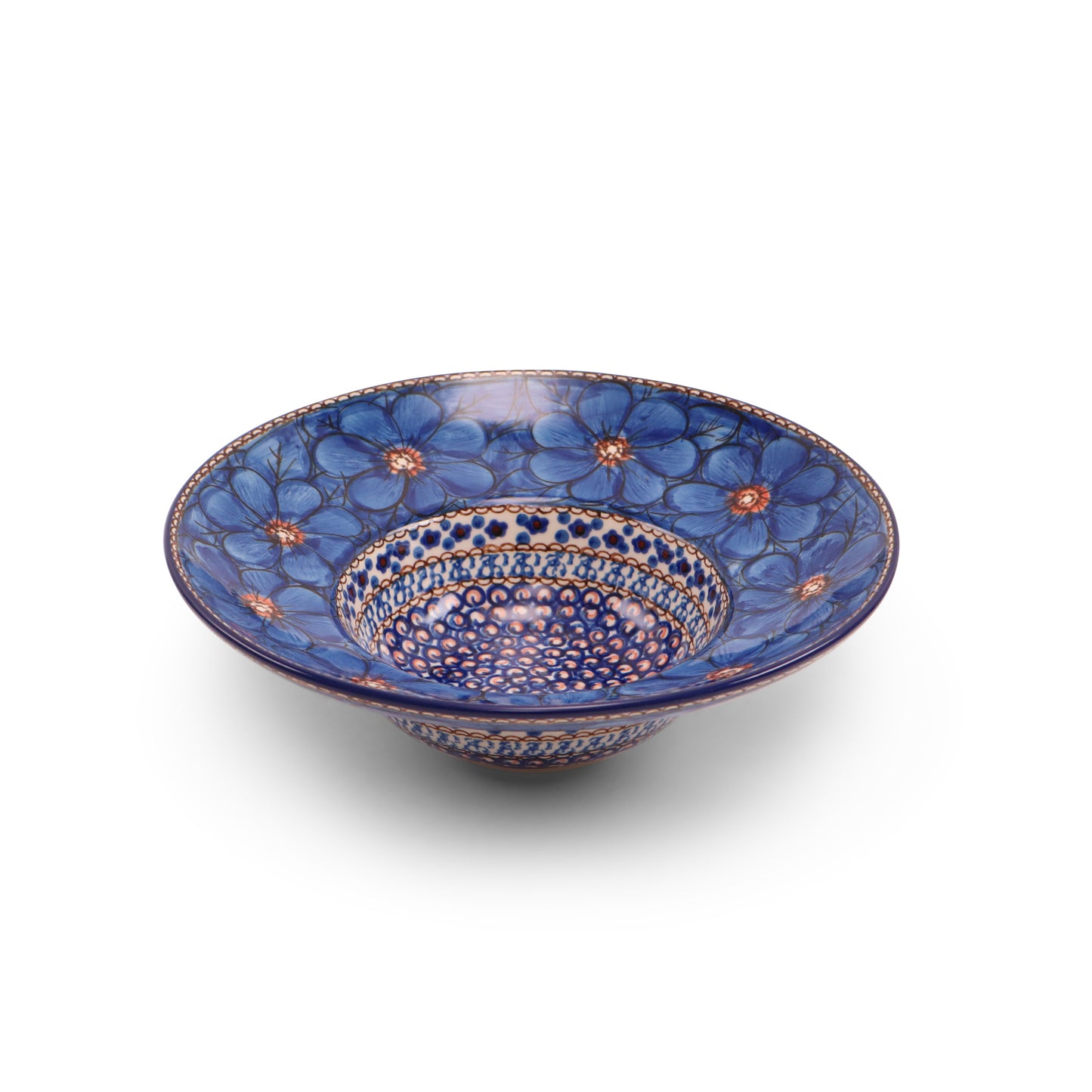 10" Deep Soup Plate. Pattern: Cobalt Chyla