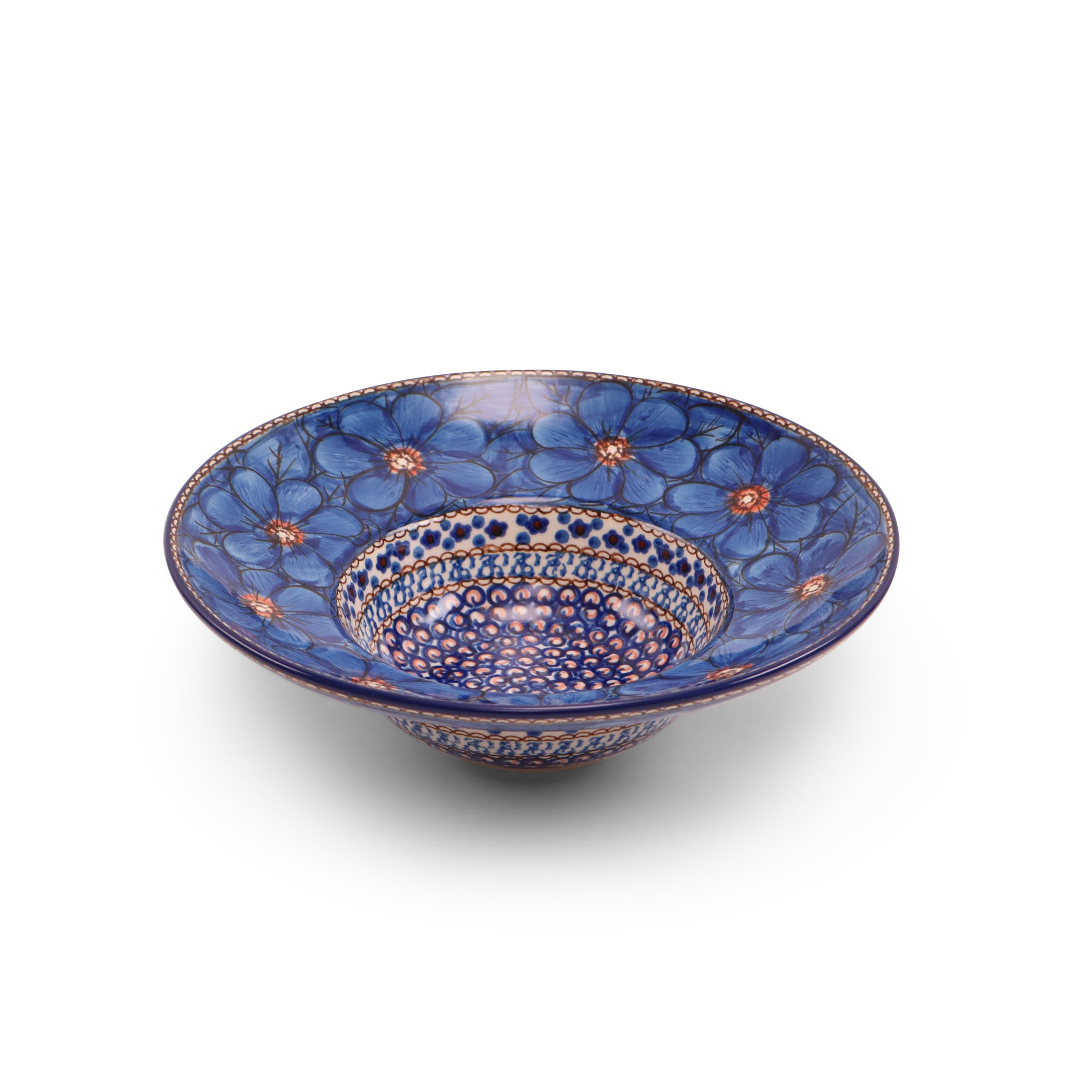 10" Deep Soup Plate. Pattern: Cobalt Chyla