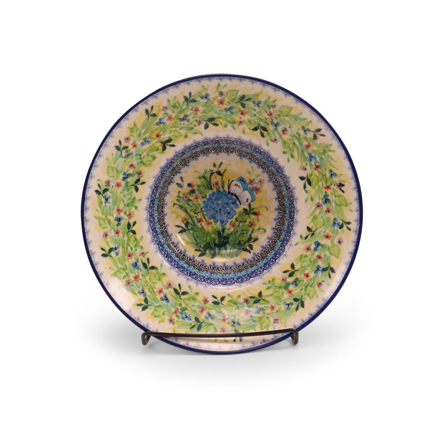 10" Deep Soup Plate. Pattern: Hydrangea