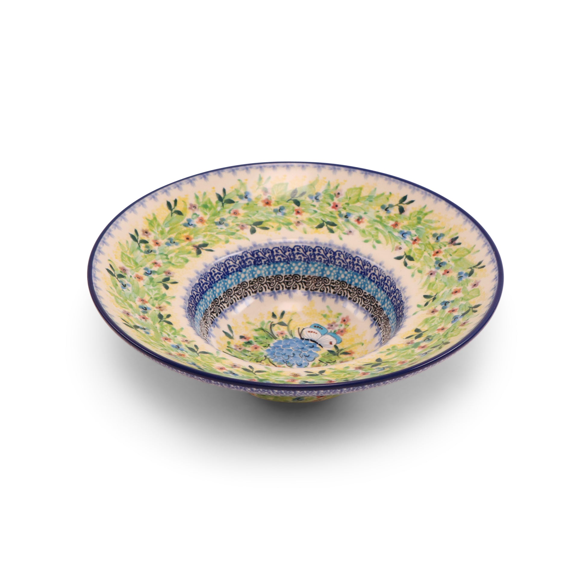 10" Deep Soup Plate. Pattern: Hydrangea