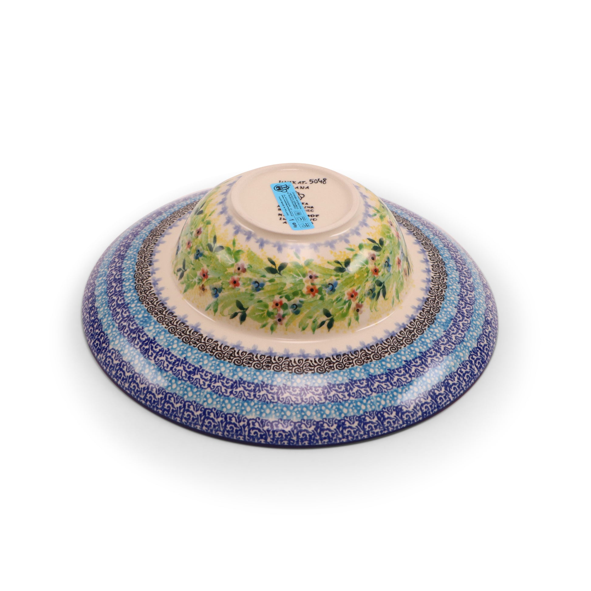 10" Deep Soup Plate. Pattern: Hydrangea