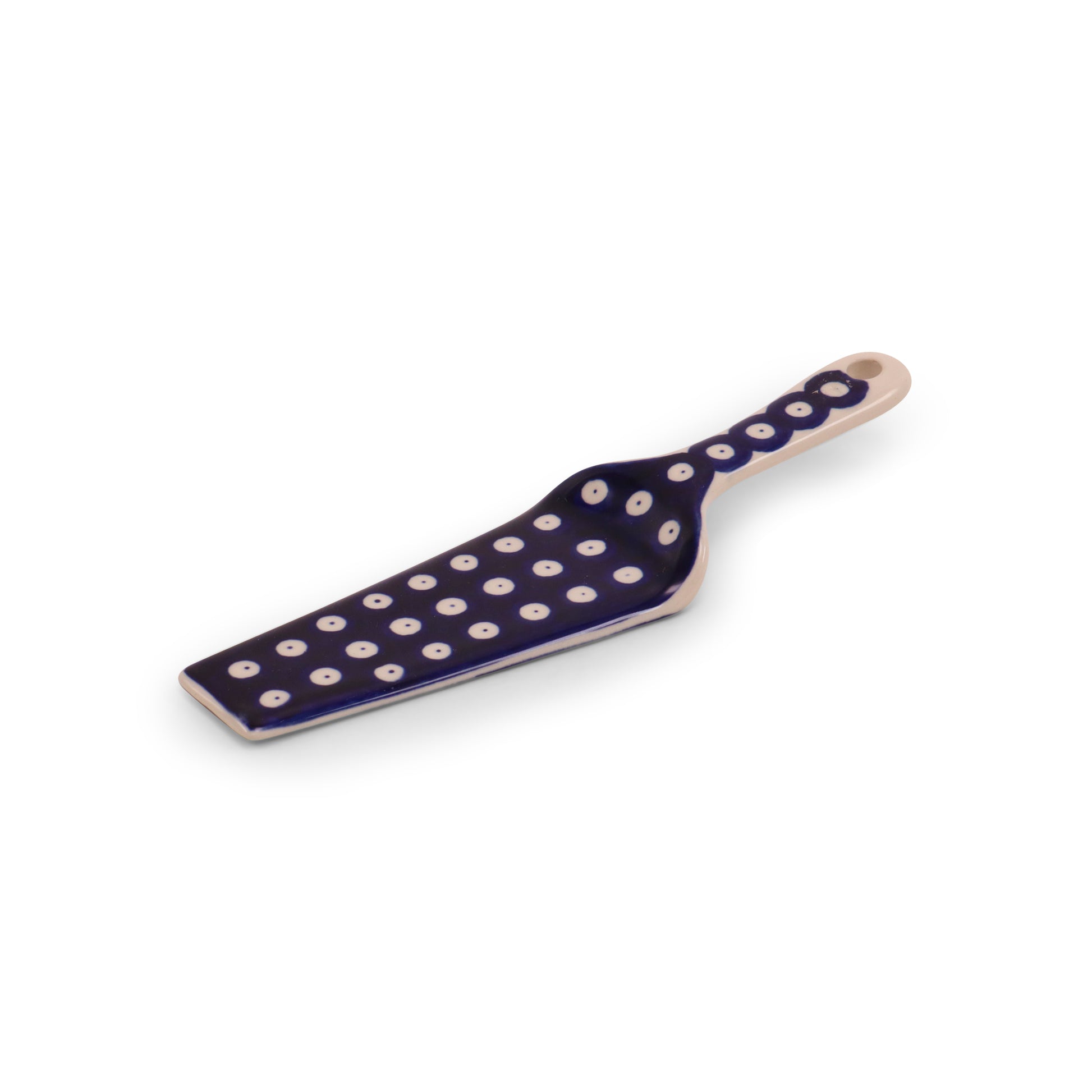 10"x3" Cake Server. Pattern: Owl Eye