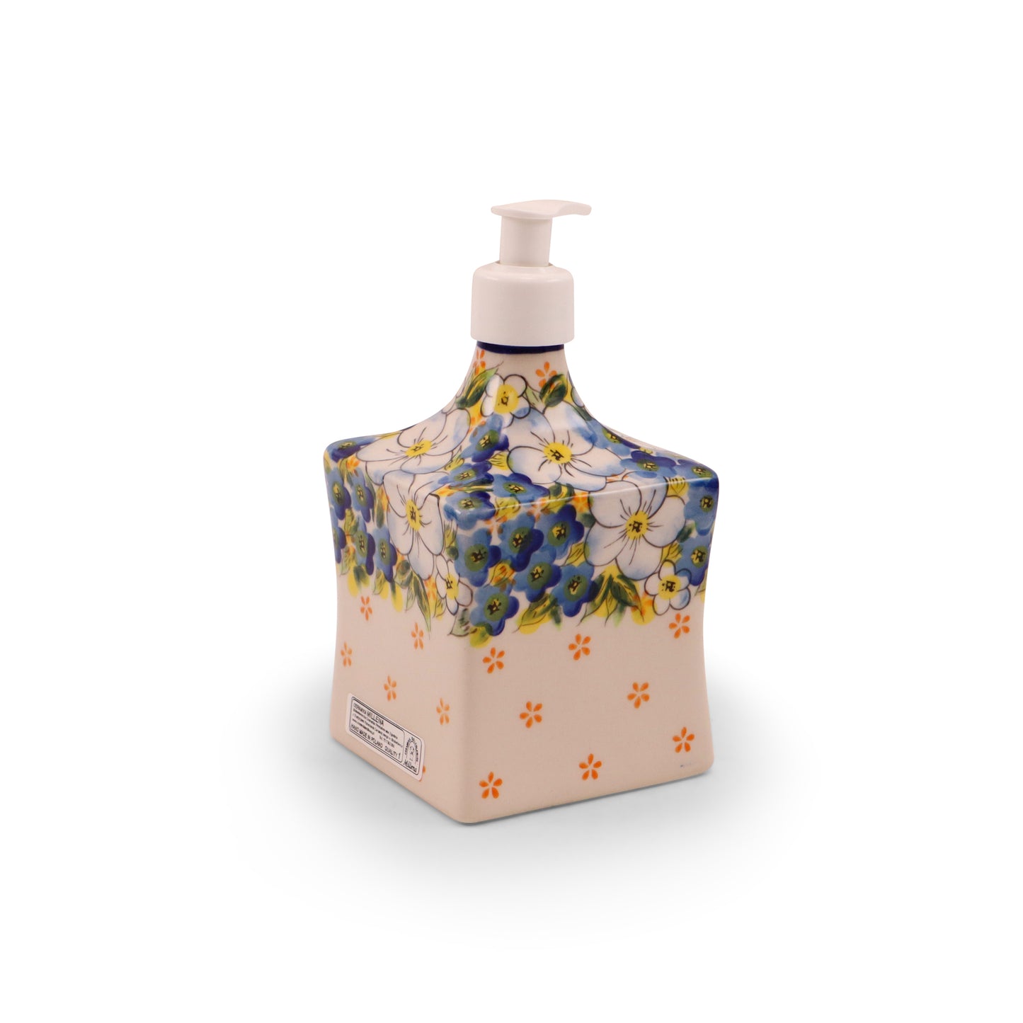 3.7"x3.7"x4" Soap Dispenser. Pattern: U88