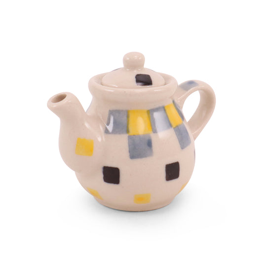 Mini Decorative Teapot. Pattern: Celebration