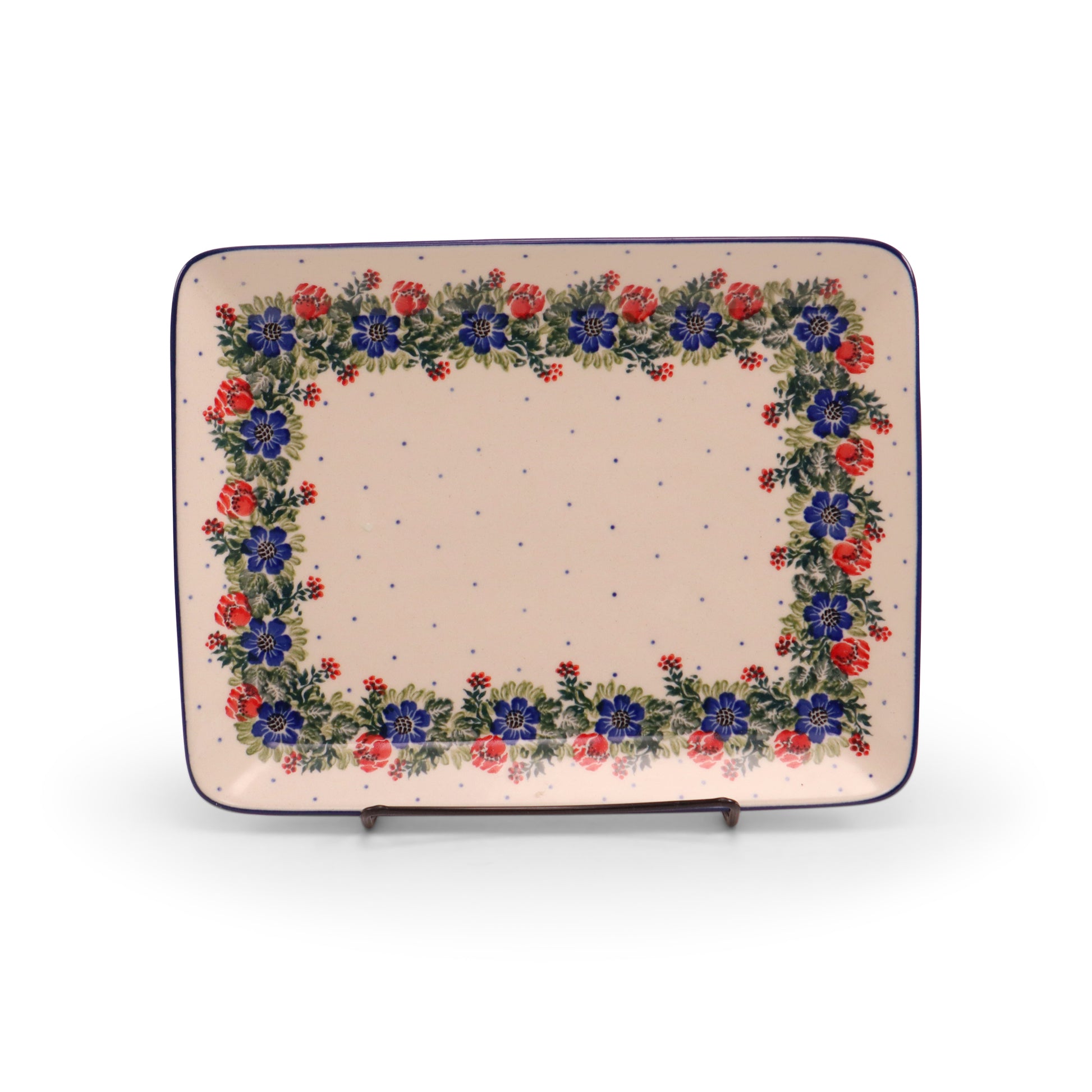 11"x 8.5" Sushi Tray. Pattern: Around the Clock