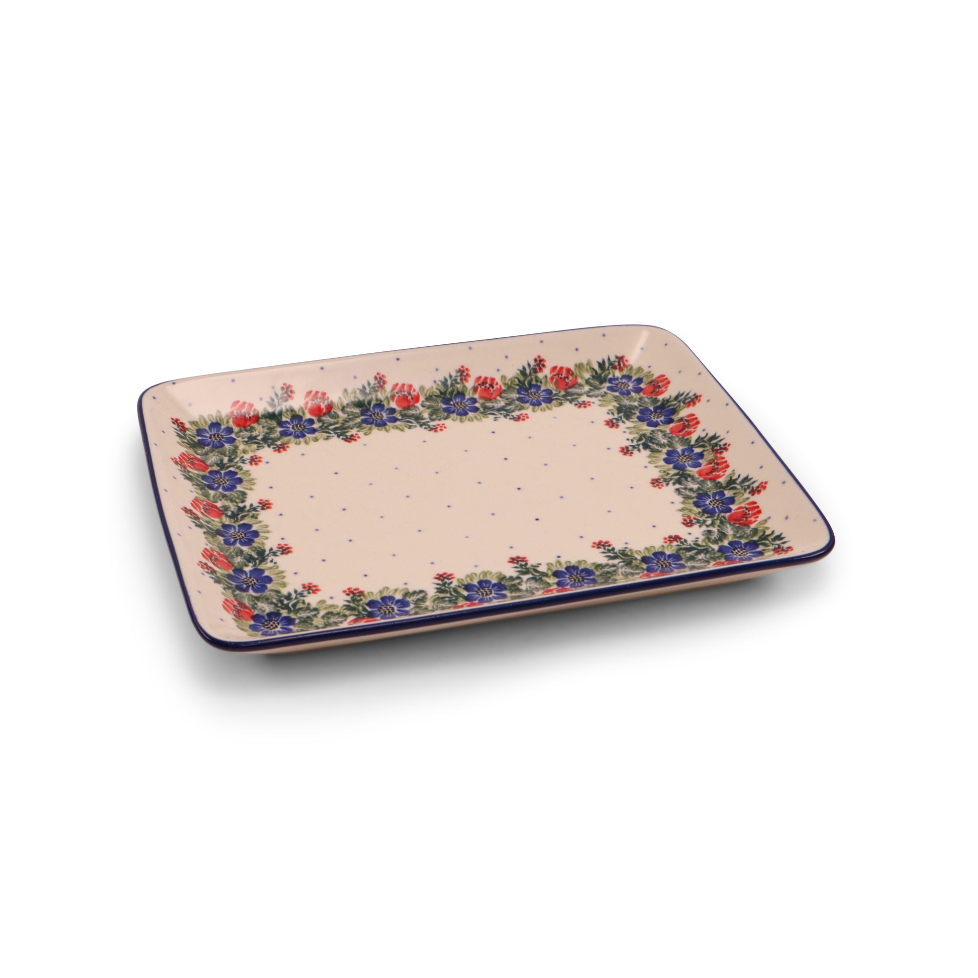 11"x 8.5" Sushi Tray. Pattern: Around the Clock