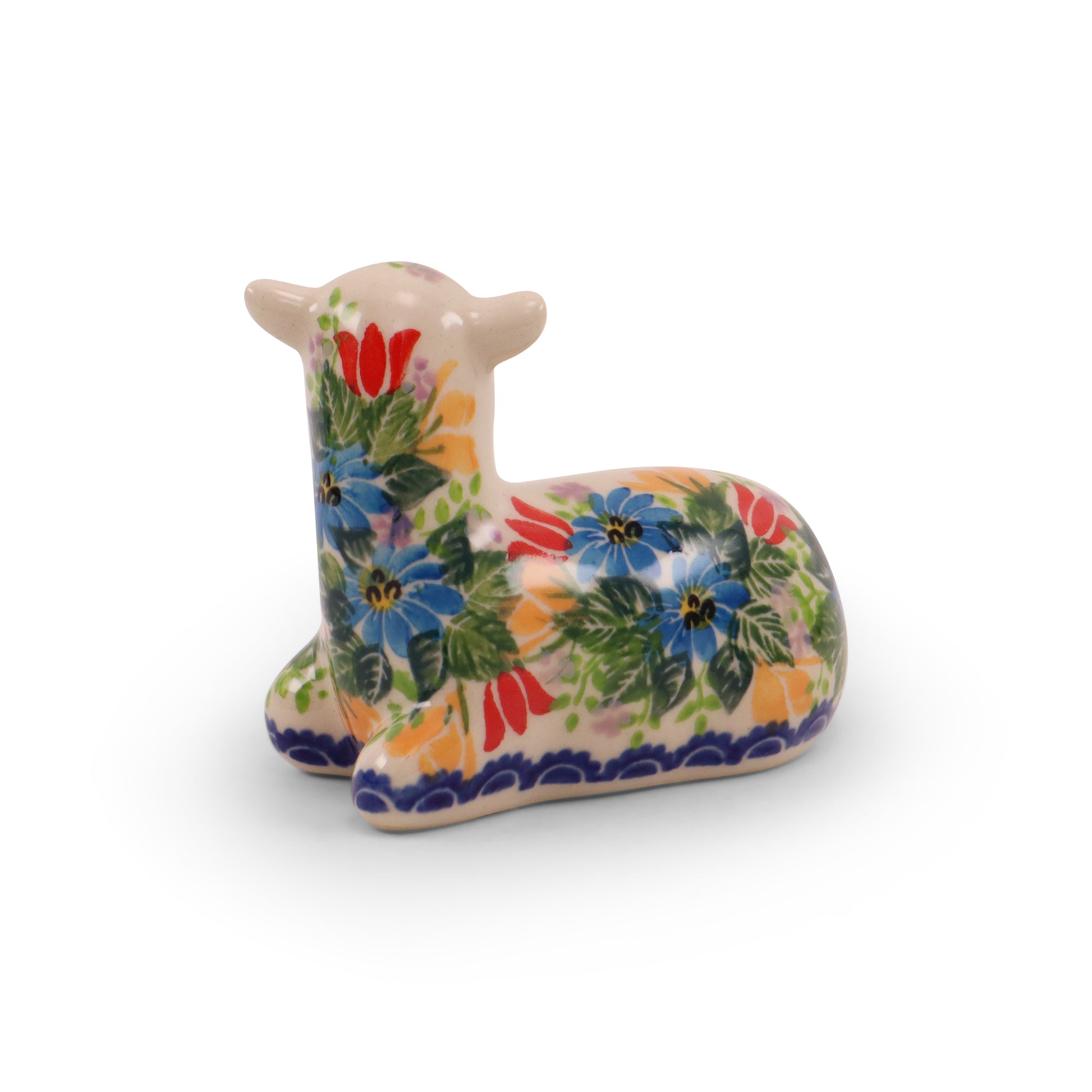 4"x4" Lamb Figurine. Pattern: AB