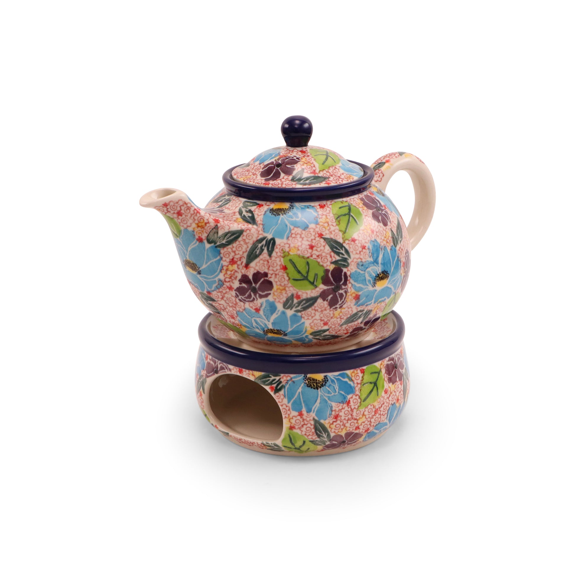 24oz Teapot with Warmer Pattern: Summertime