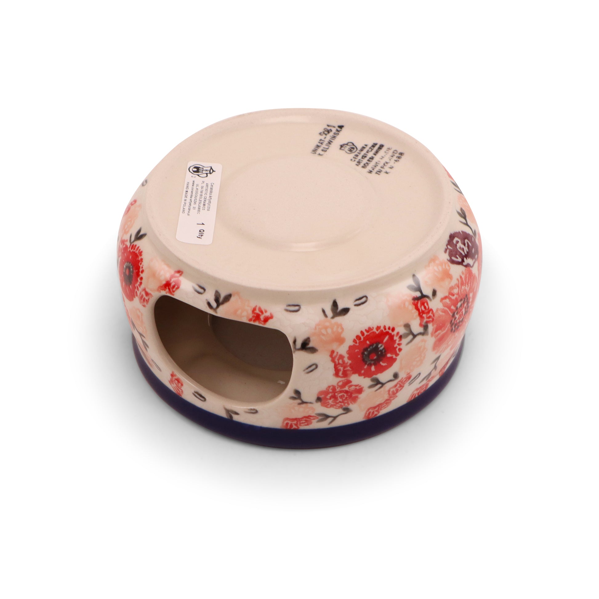 24oz Teapot with Warmer Pattern: Cherry Delight