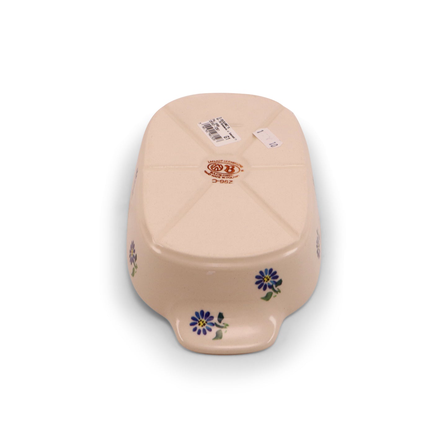 8"x5"x1.5 Baker with Handles. Pattern: Morning With Daisy B