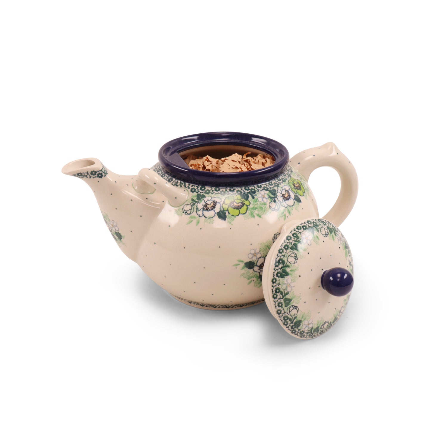 3L Teapot. Pattern: Irish Spring