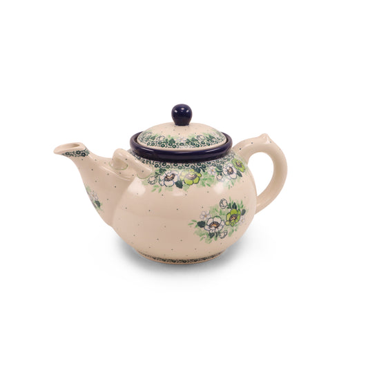 3L Teapot. Pattern: Irish Spring