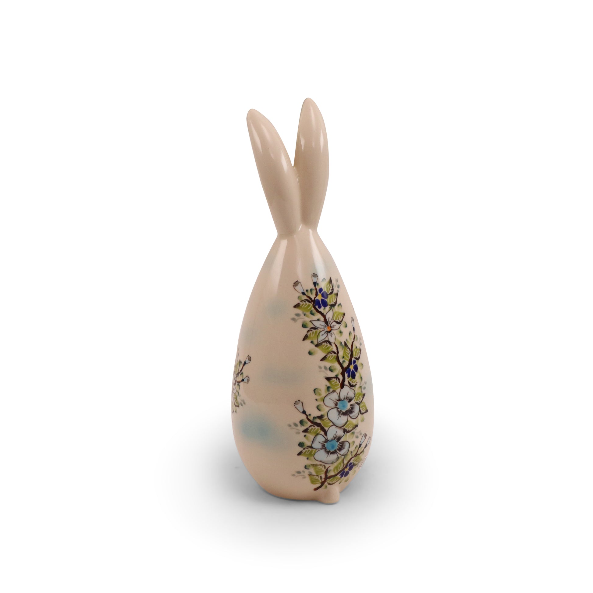 12" Large Bunny. Pattern: Birds of Apple Blossom