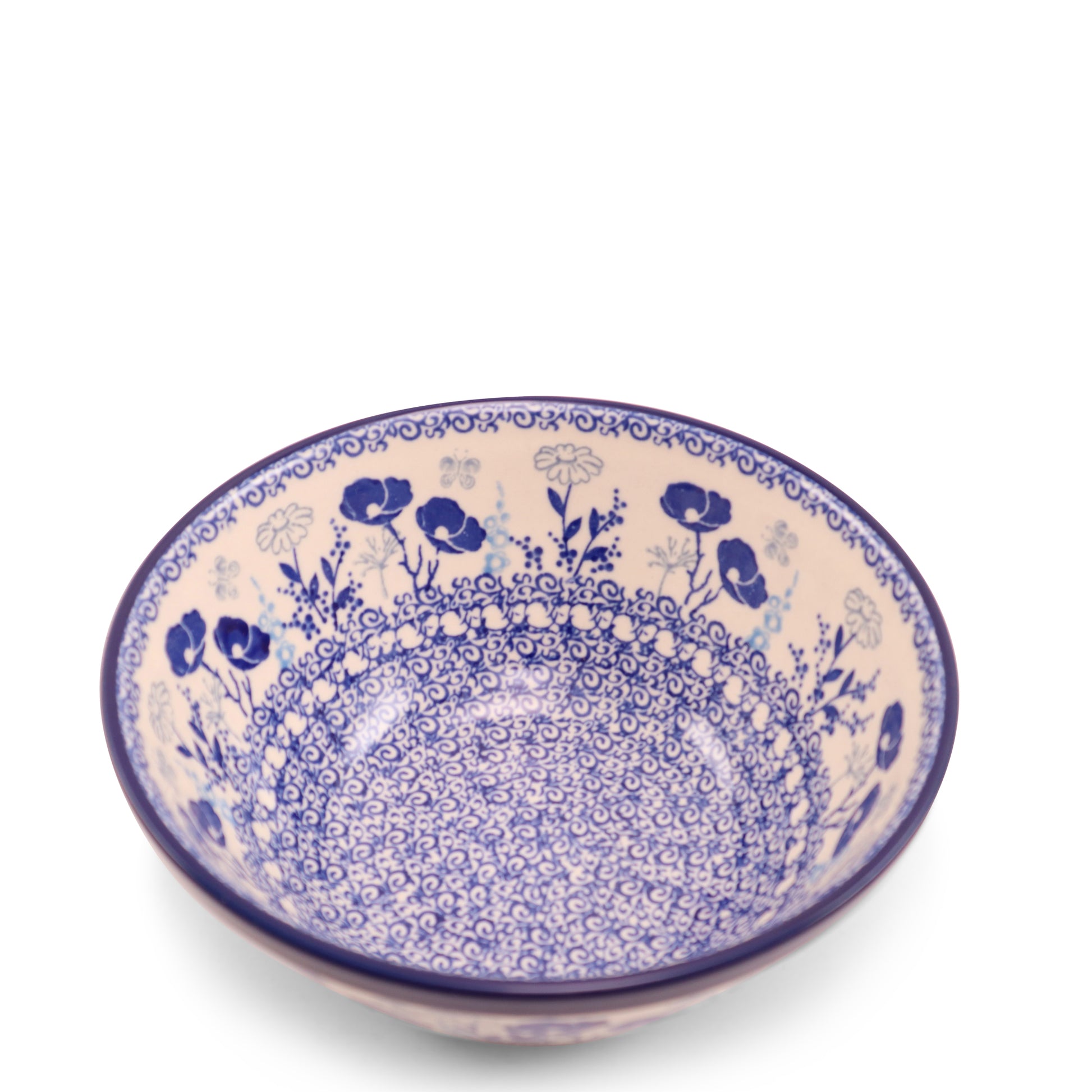 7.5"x3" Round Ridge Bowl .Pattern:Night Meadow