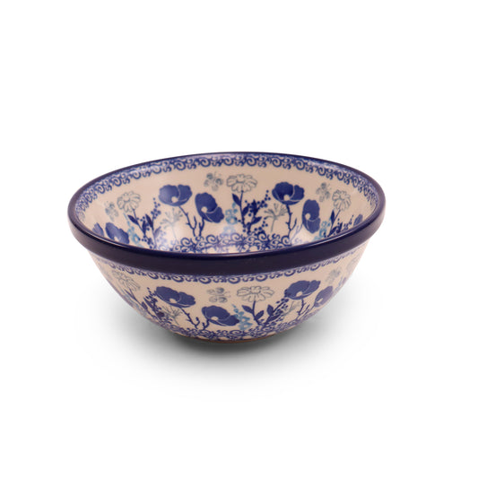 6.5"x2.75" Round Ridge Bowl .Pattern:Night Meadow