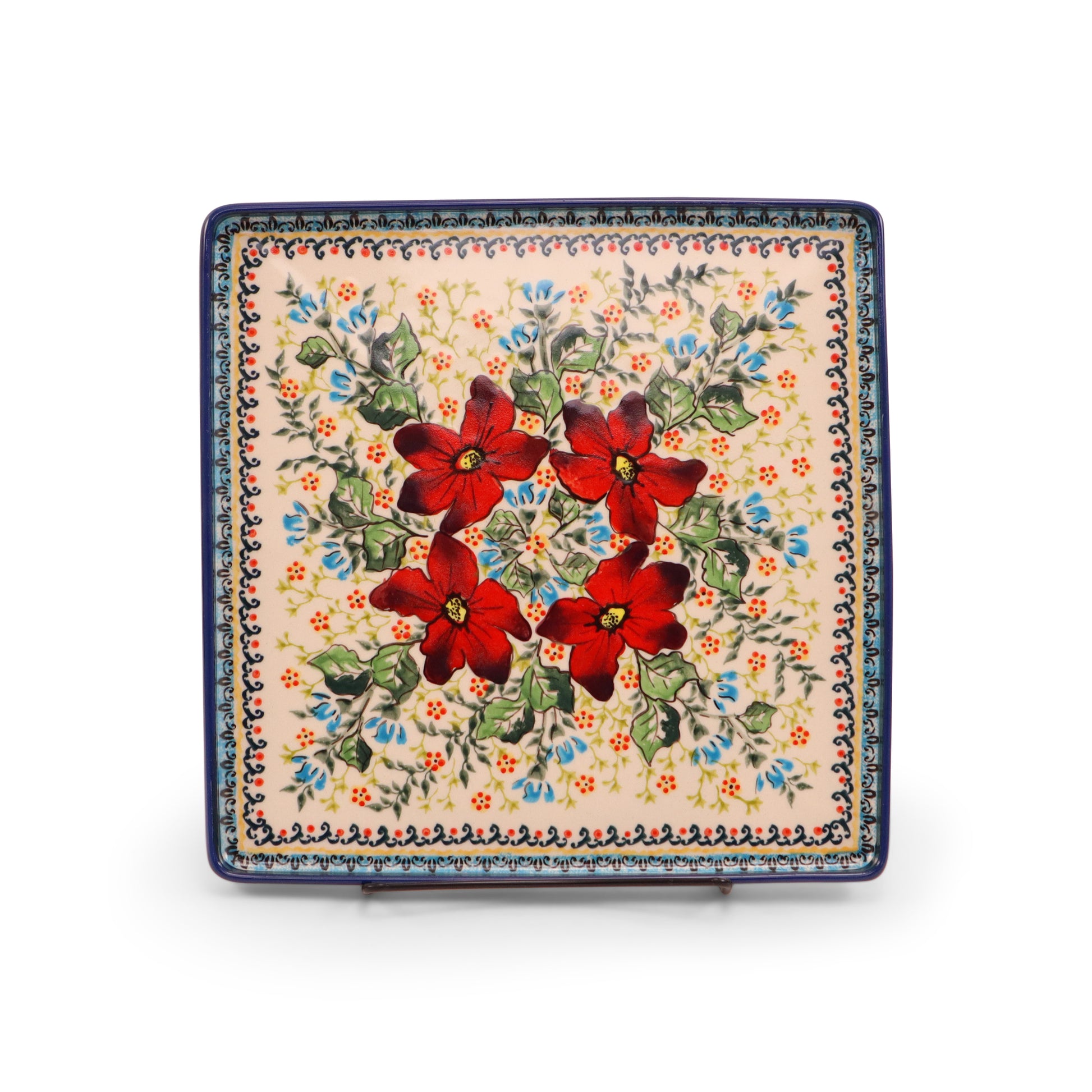 10"x10" Tray. Pattern: Pot Pourri Mint