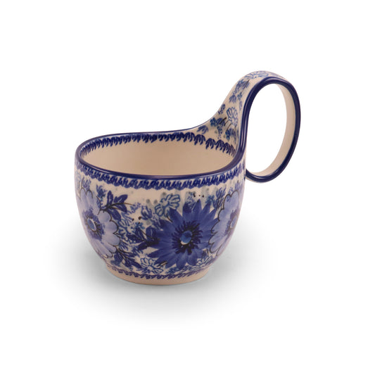 16oz Loop Bowl Pattern: Cobalt Charmer
