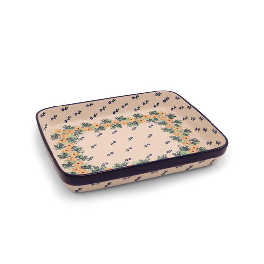 12"x10"x2" Shallow Baker Pattern: Sunday Morning