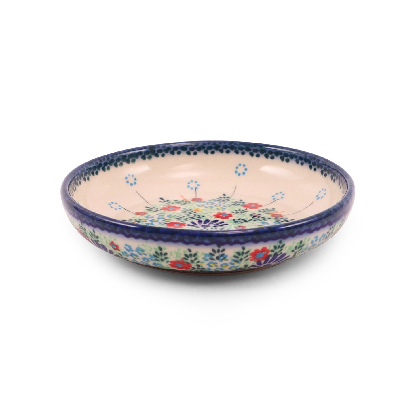 5.5" Shallow Bowl. Pattern: Spring Bouquet