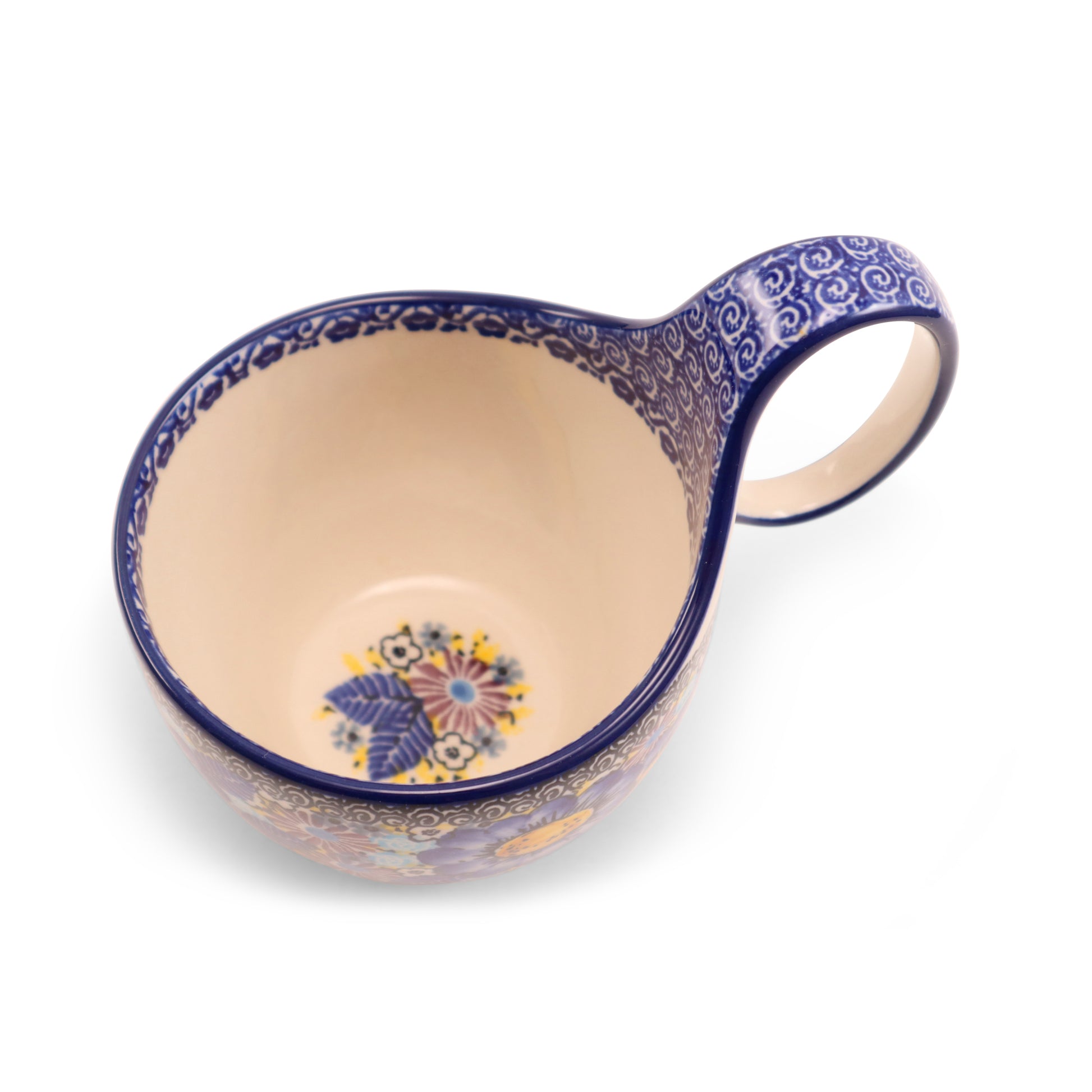 16oz Loop Bowl. Pattern: Kim's Love