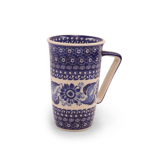 12oz Latte Mug. Pattern: Tongue Tied