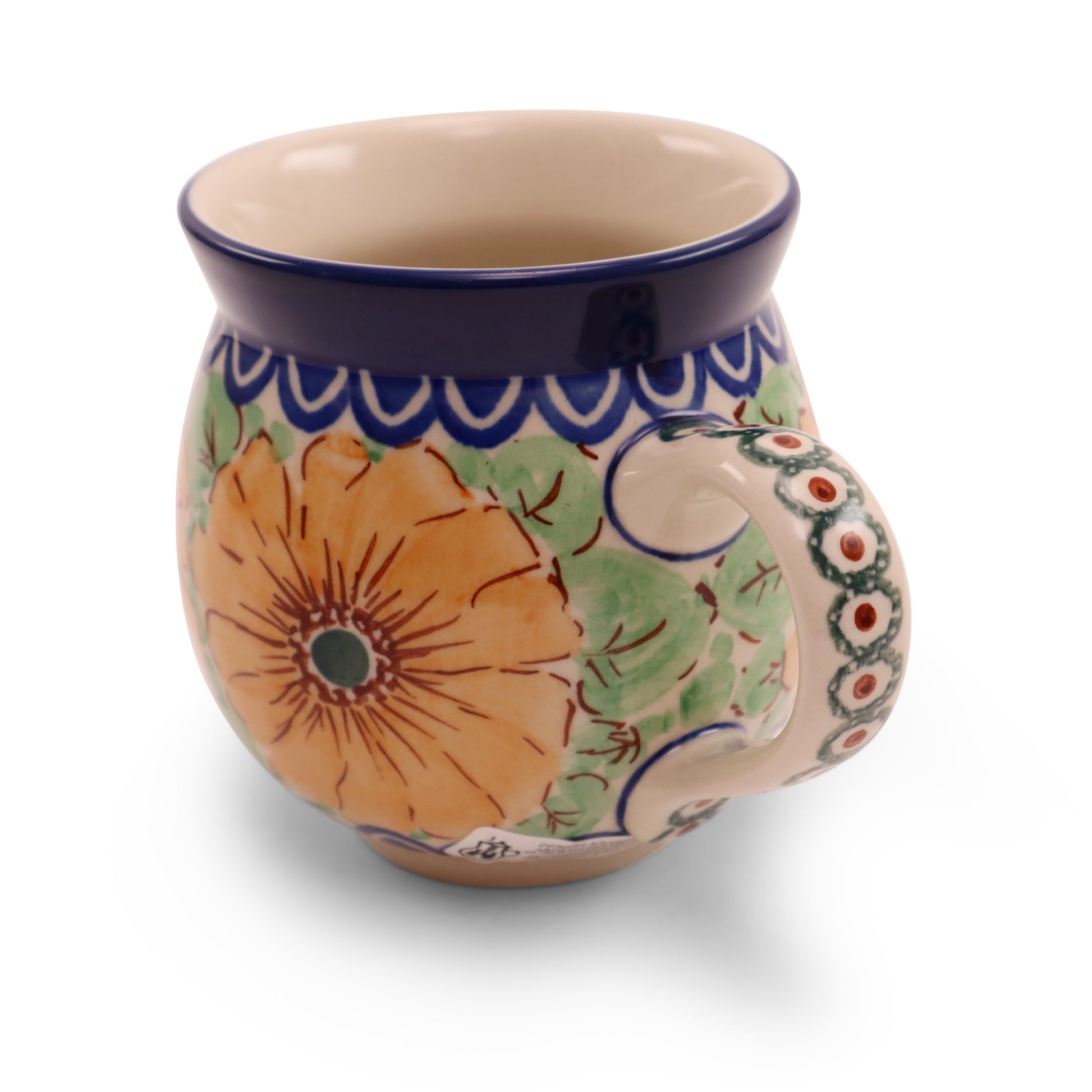 12oz Belly Mug .Pattern:Comfort Zone
