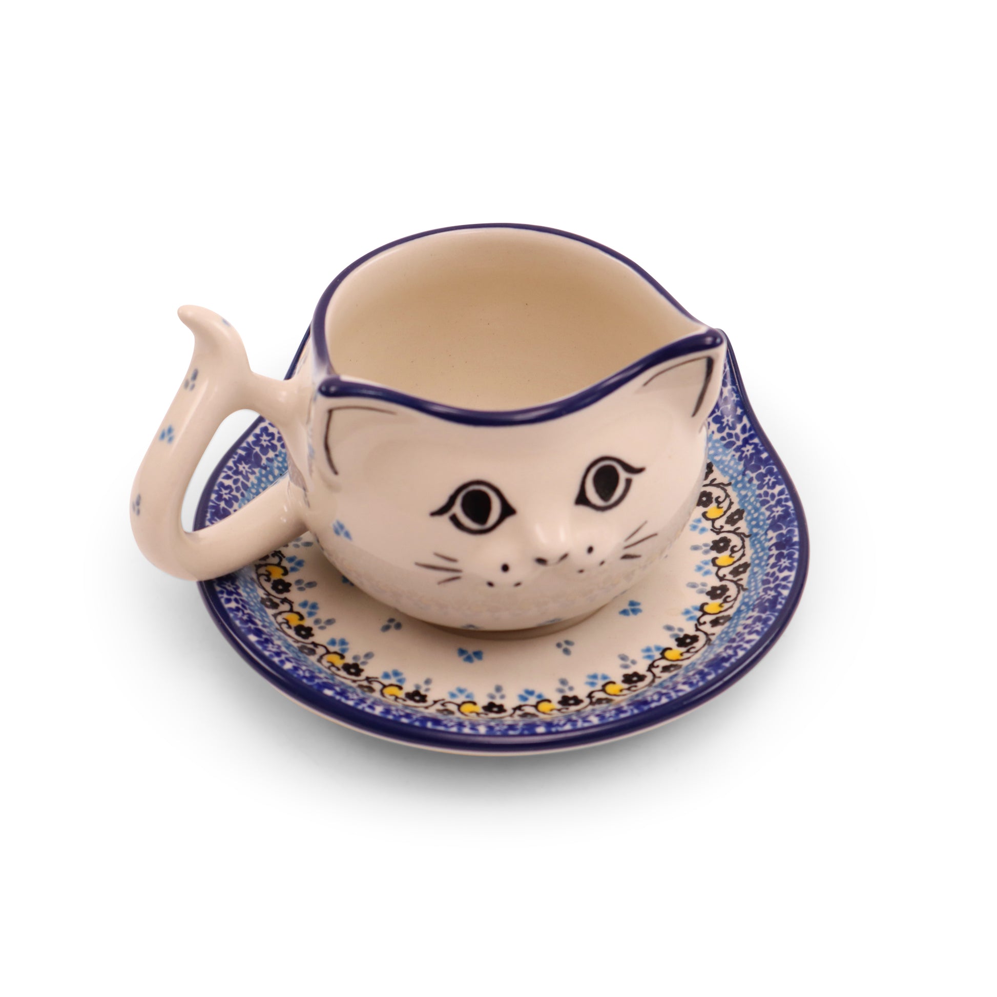 8oz Cat Cup and Saucer .Pattern:Monarch