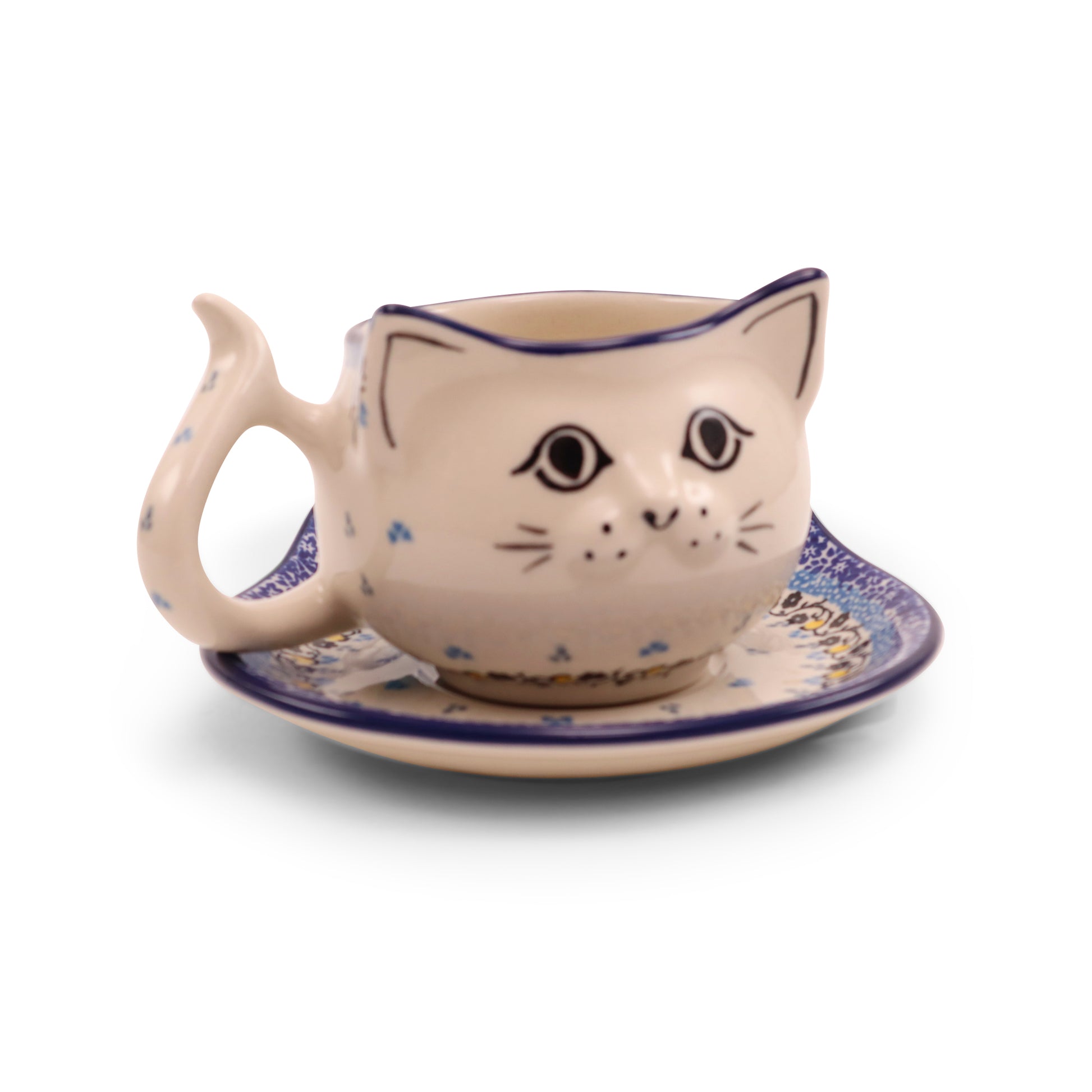 8oz Cat Cup and Saucer .Pattern:Monarch