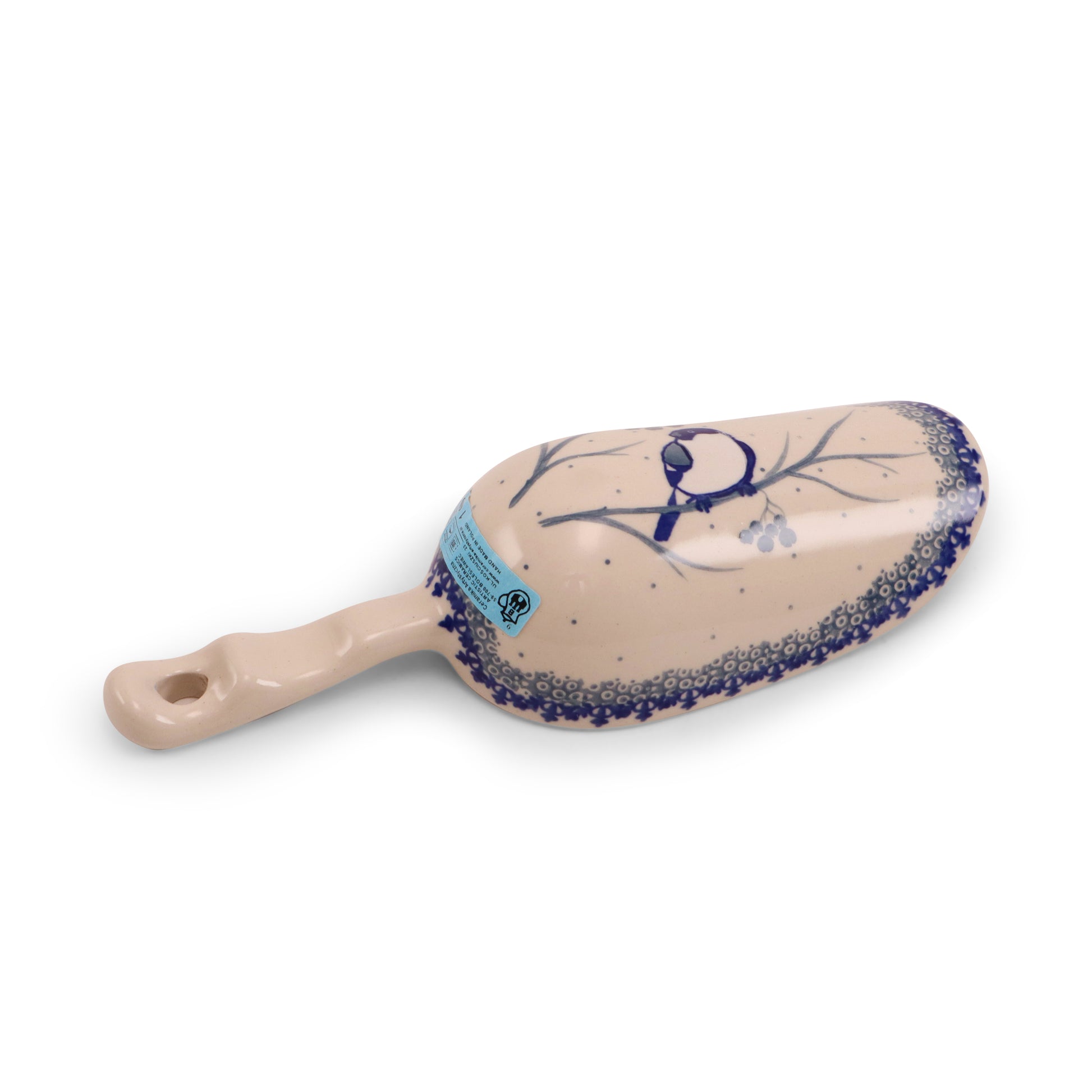 6"x3" Scoop. Pattern: Chilled Couple