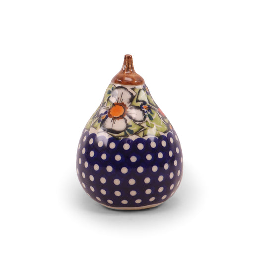 2.5"x3.5" Gourd Figurine. Pattern: Colorful Full