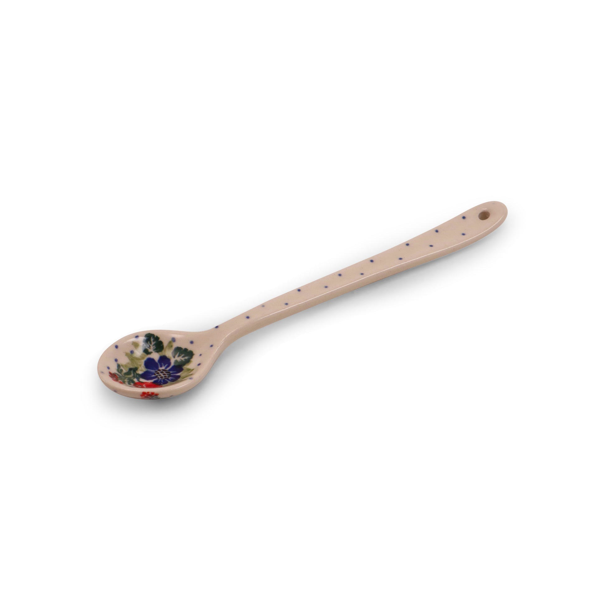 7" Latte Spoon. Pattern: Around the Clock
