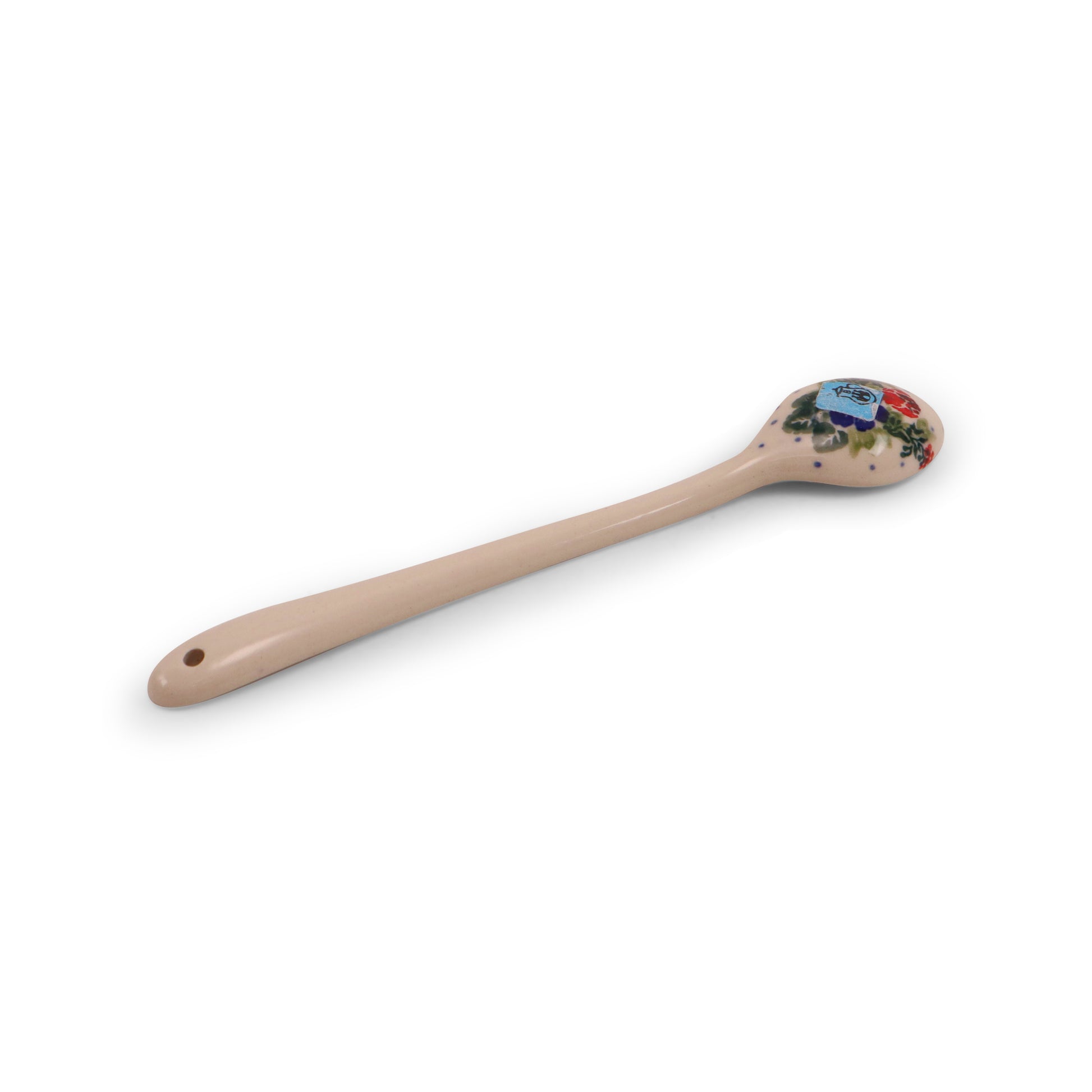 7" Latte Spoon. Pattern: Around the Clock