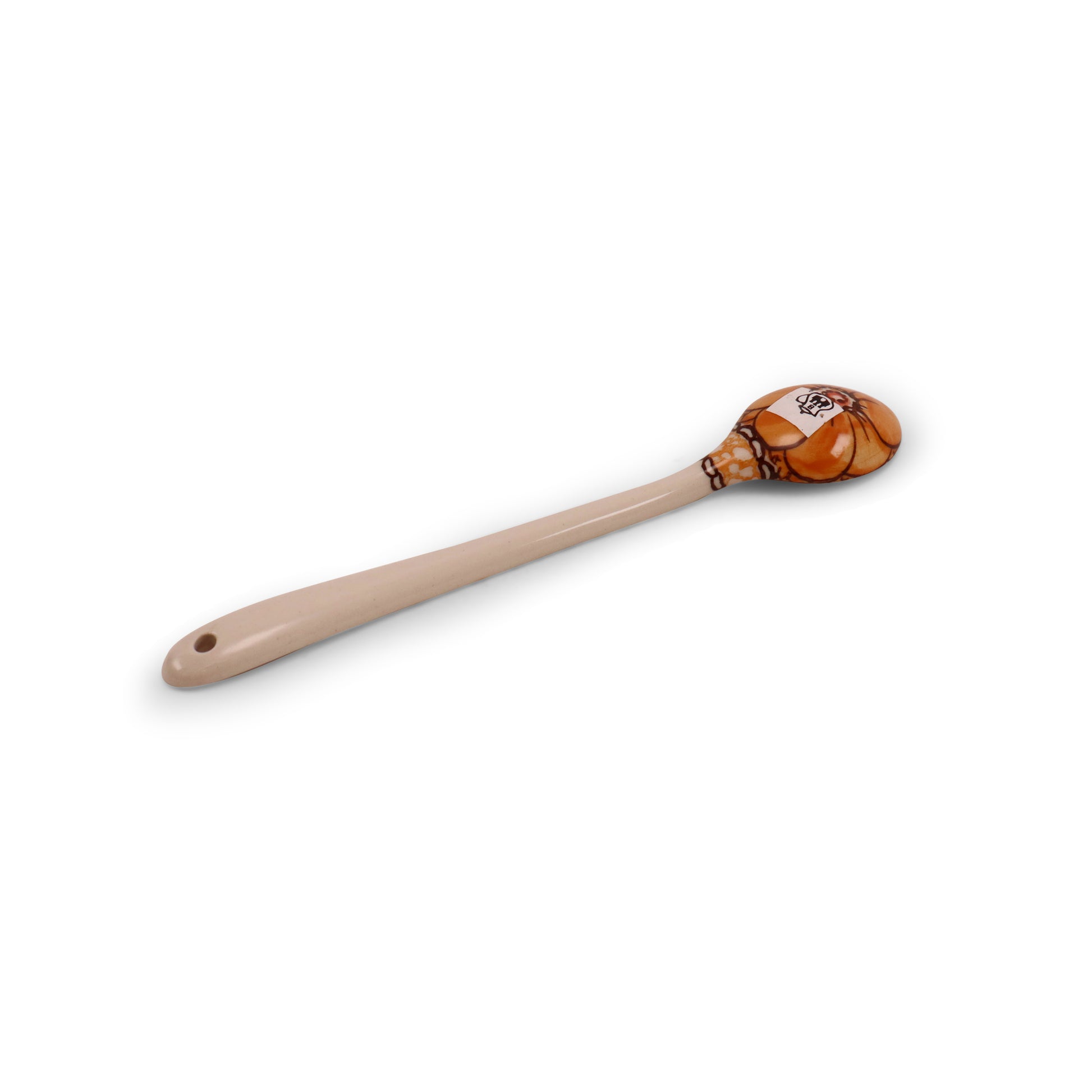 7" Latte Spoon. Pattern: Sweet Caramel
