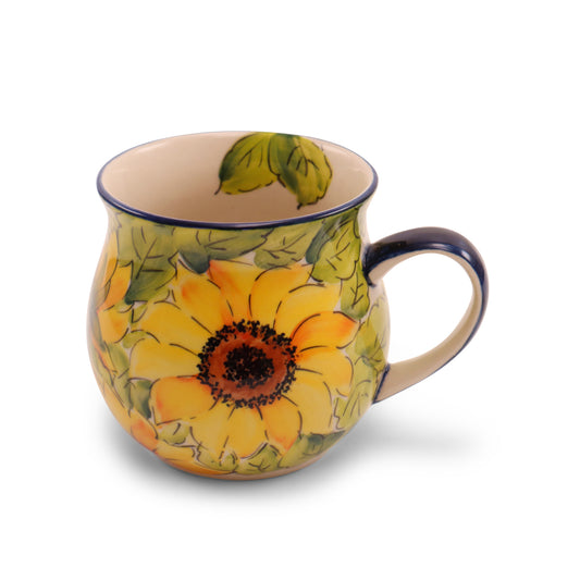 18oz Belly Mug .Pattern:Sunrise