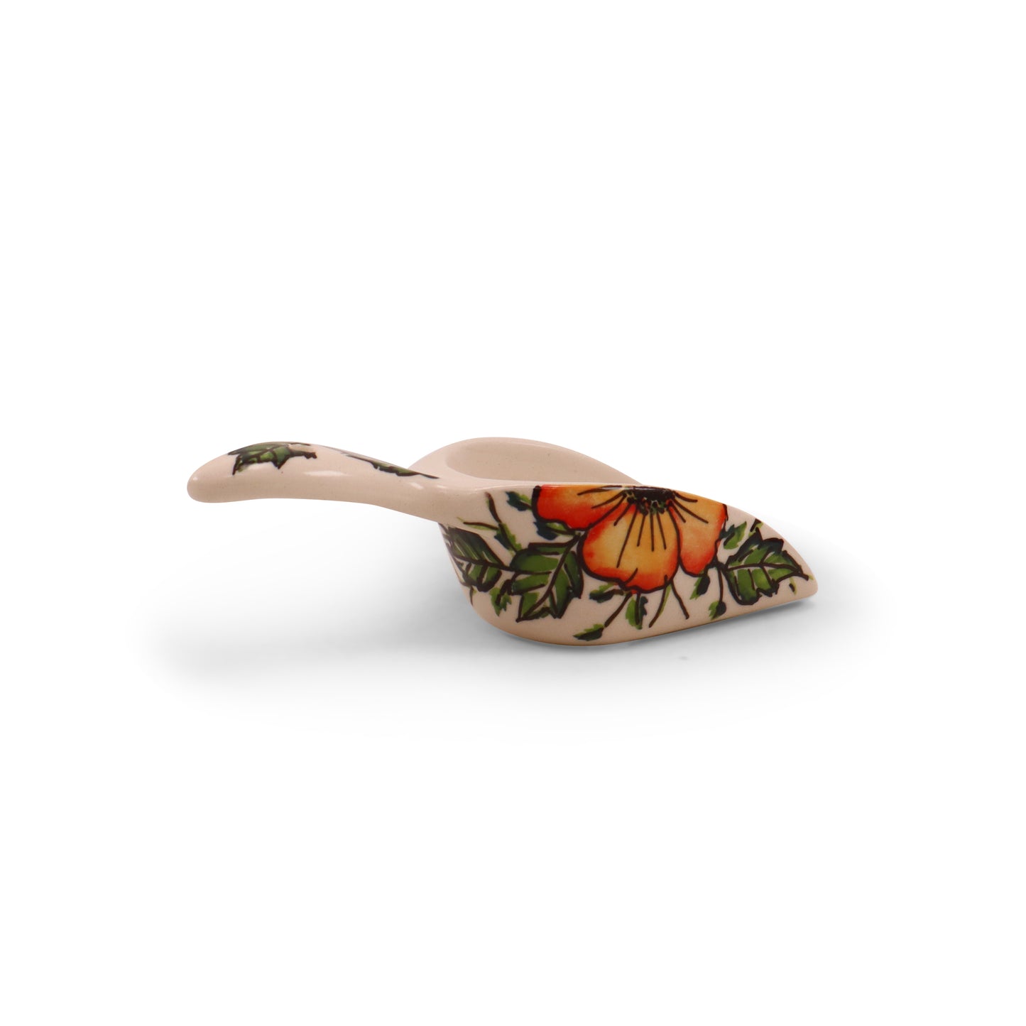 2.5"x2"x5" Scoop. Pattern: Floral Flame