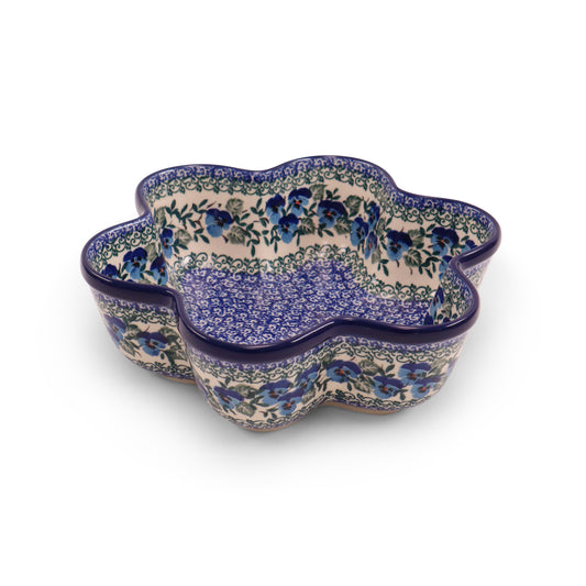 9.5"x3" Roll Baker. Pattern: Pansy World