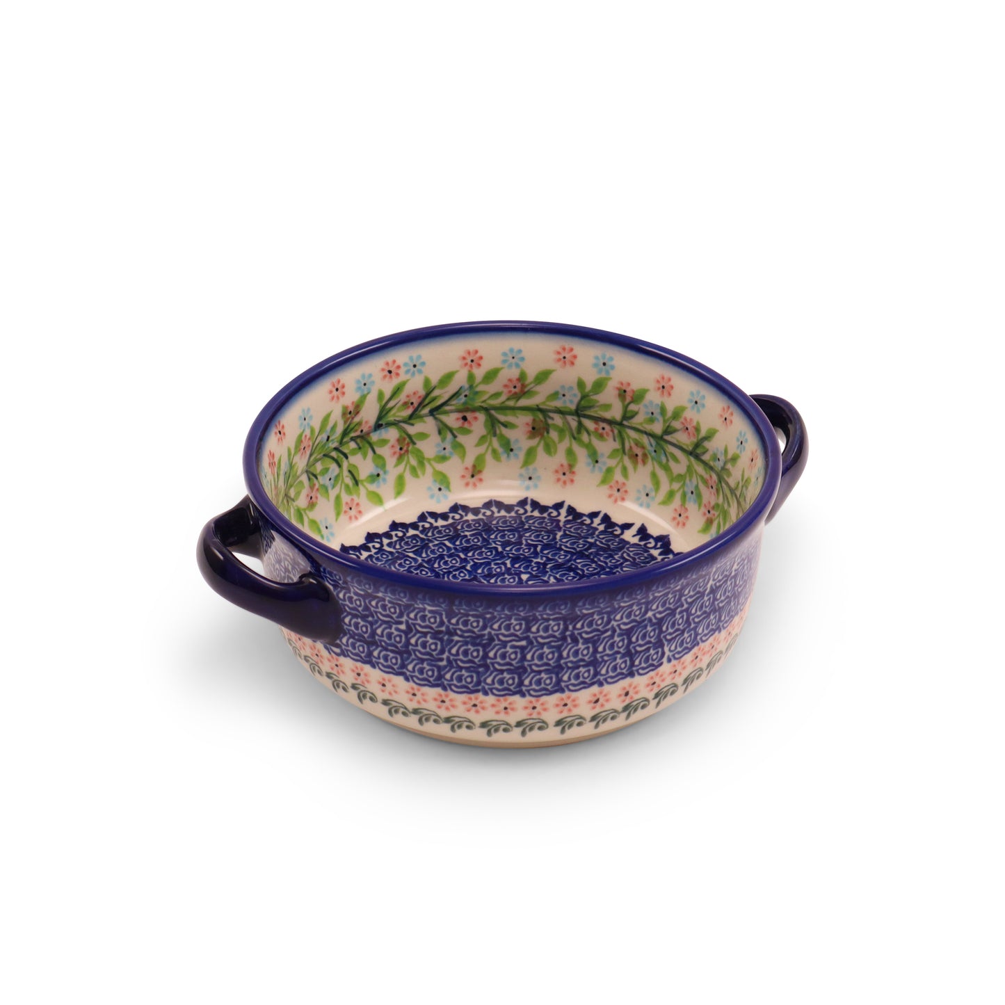 6.5"x2.5" Round Baker with Handles Pattern: Picnic Party