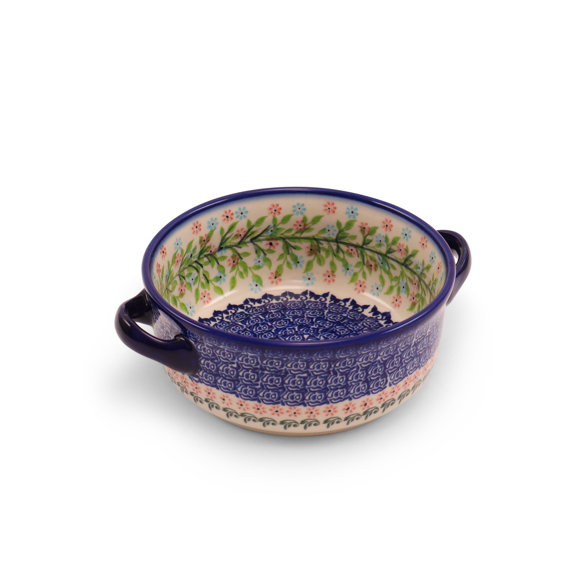 6.5"x2.5" Round Baker with Handles Pattern: Picnic Party