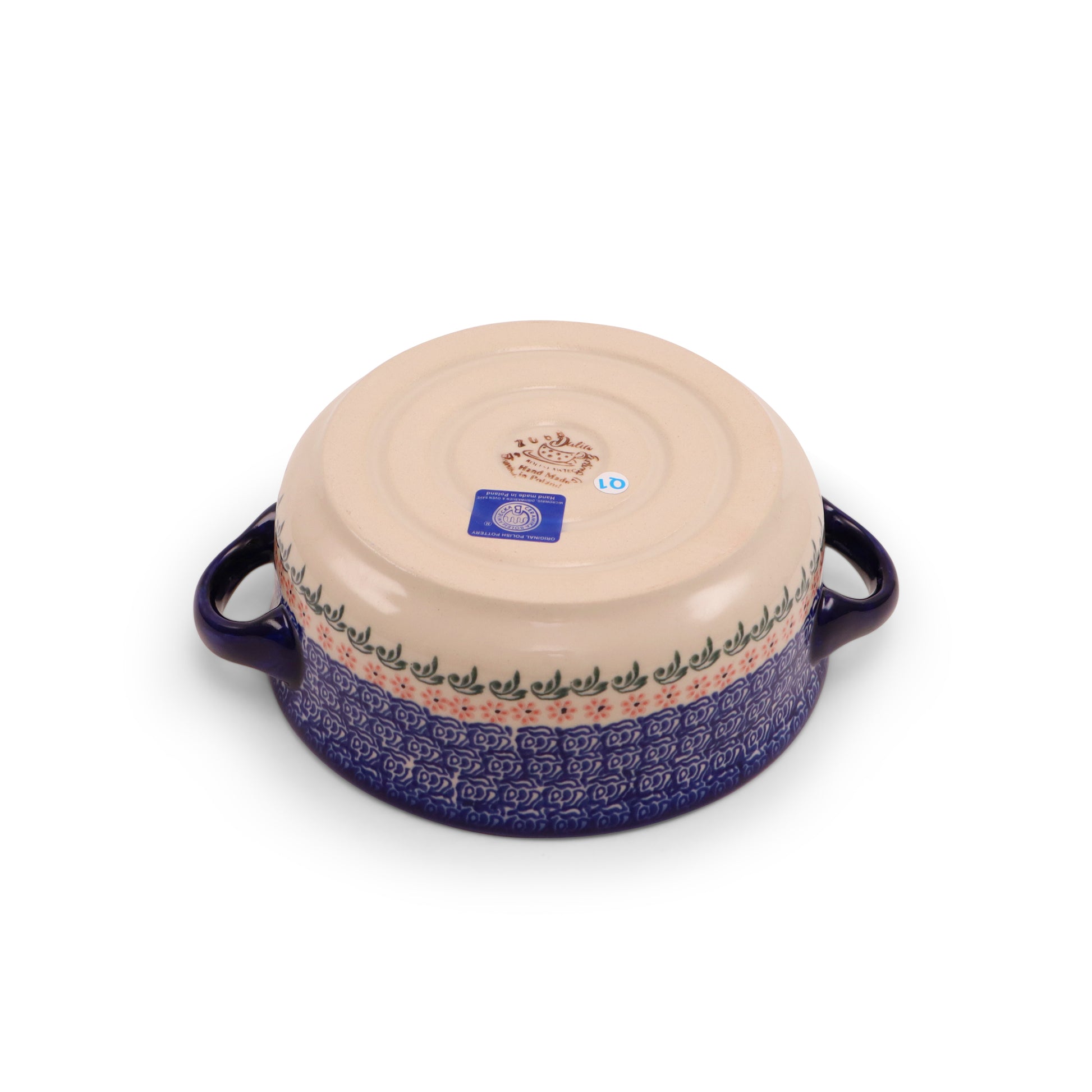 6.5"x2.5" Round Baker with Handles Pattern: Picnic Party