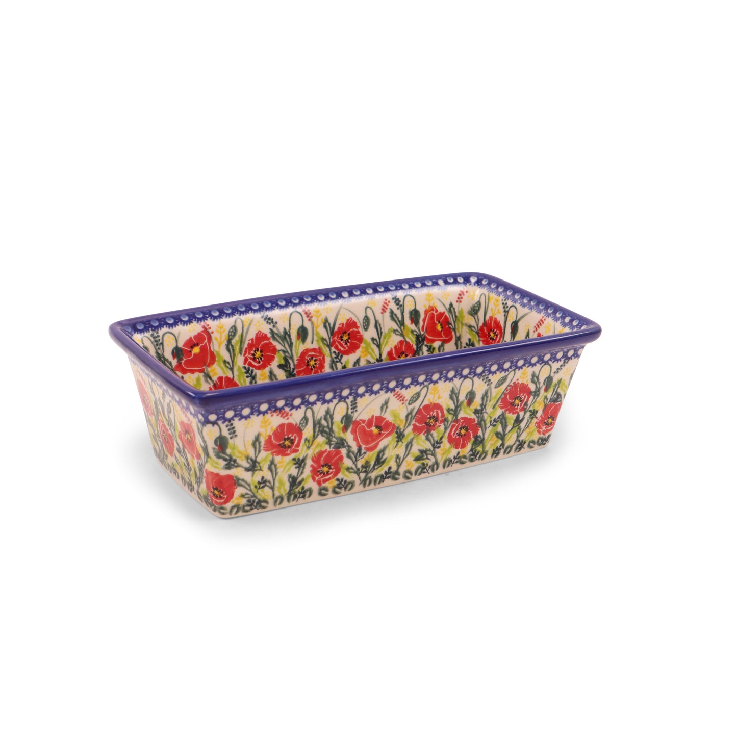 10"x5"x3" Loaf Pan. Pattern: On The Vine