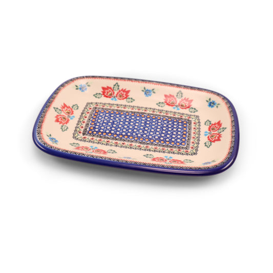 11"x8" Tray .Pattern:Folk