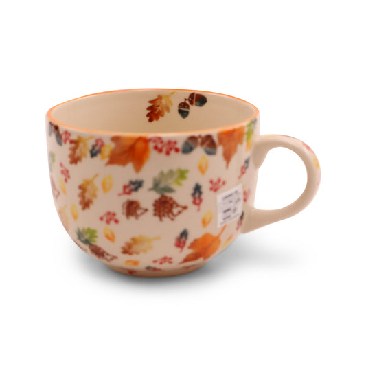 16oz Cappucino Mug .Pattern:Happy Family