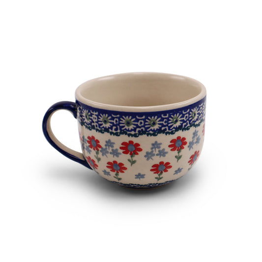 16oz Cappucino Mug 2Q .Pattern: American Meadow